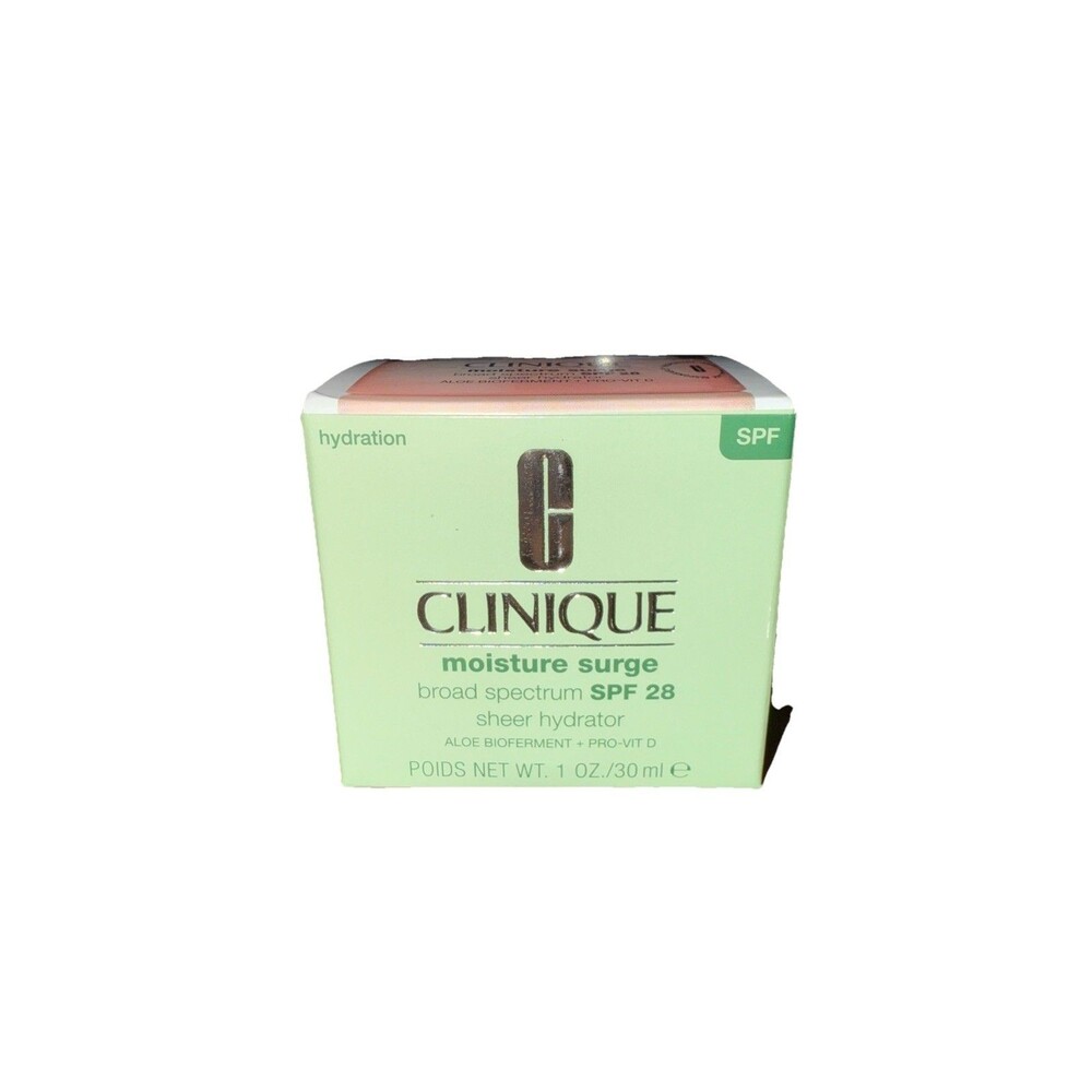 Clinique  Moisture Surge Sheer Hydrator 1 oz. w/Broad Spectrum SPF 28 NEW IN BOX